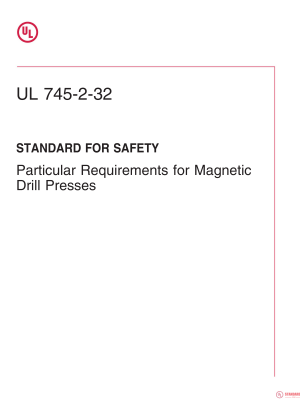 UL 745-2-32 PDF UL 745-2-32 PDF